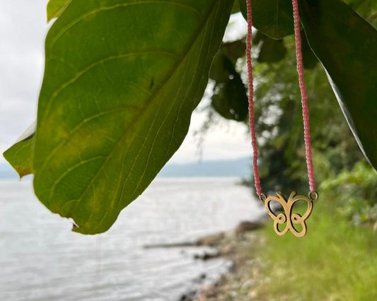 Okutu beads pink