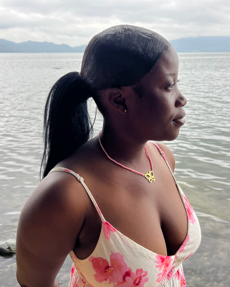 Okutu beads pink